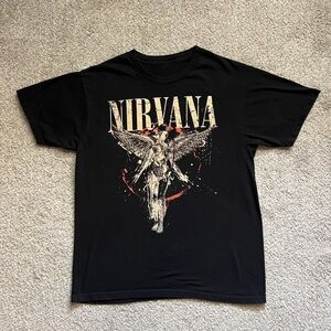 Nirvana Black In Utero T-Shirt